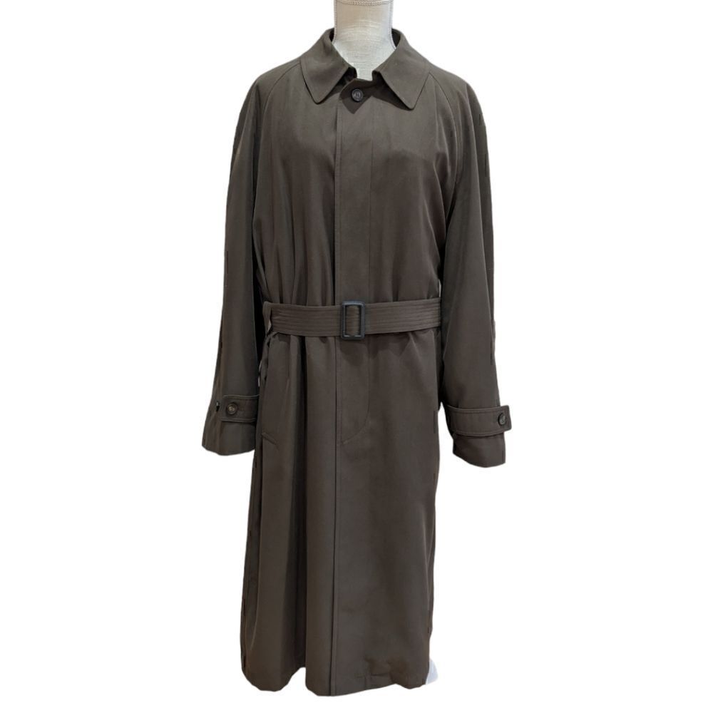 NEW Michael Kors Men's Dark Brown Microfiber Trench Coat Removable Liner Sz 40R